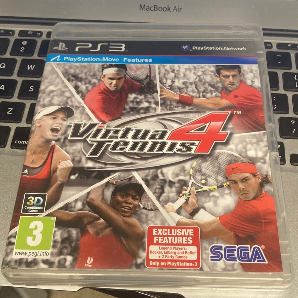 Virtua Tennis 4 for Sony PlayStation 3 PS3 -European version